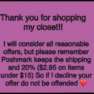 All reasonable offers considered!